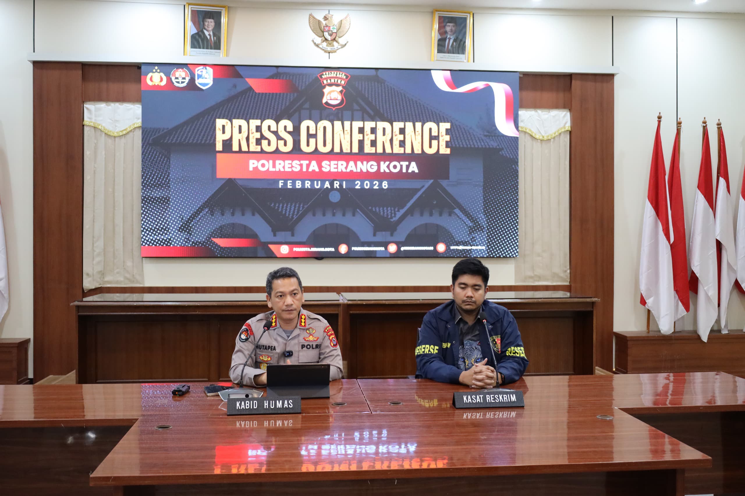 Dua Perkara Berbeda, Polresta Serang Kota Tegaskan Proses Hukum Sesuai Prosedur