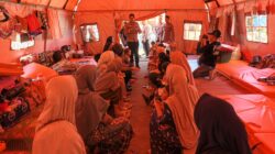 Mahasiswa STIK-PTIK LEMDIKLAT Polri Angkatan 83 Hibur Anak-Anak di Tenda Pengungsian Bener Meriah