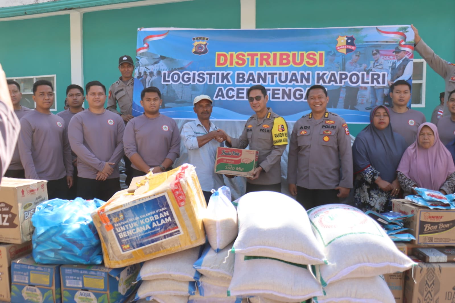 Bantuan Logistik Kapolri untuk Warga Terdampak Tiba Lagi, 34 Posko Pengungsi Aceh Tengah Disentuh