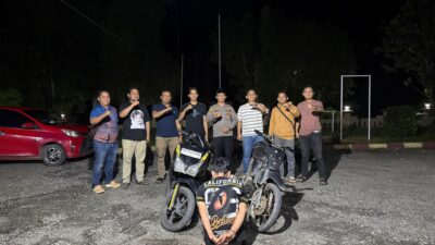 Tim Srigala Batas Polsek Pelawan Singkut Ringkus Pelaku Curanmor, Sembunyi di Pondok Sawit