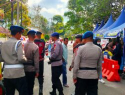 Patroli Perintis Presisi, Samapta dan Brimob Amankan Pasar Takjil di Aceh Tengah