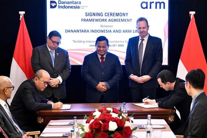Presiden Prabowo Saksikan Kemitraan Danantara–Arm, Indonesia Percepat Lompatan Industri Semikonduktor