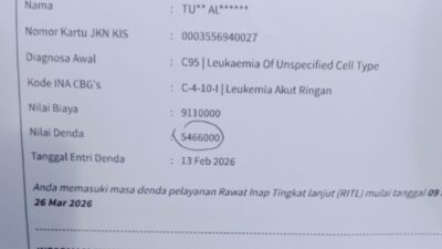 Pasien Ditahan di RS BANTEN gara gara tidak mampu membayar Denda BPJS