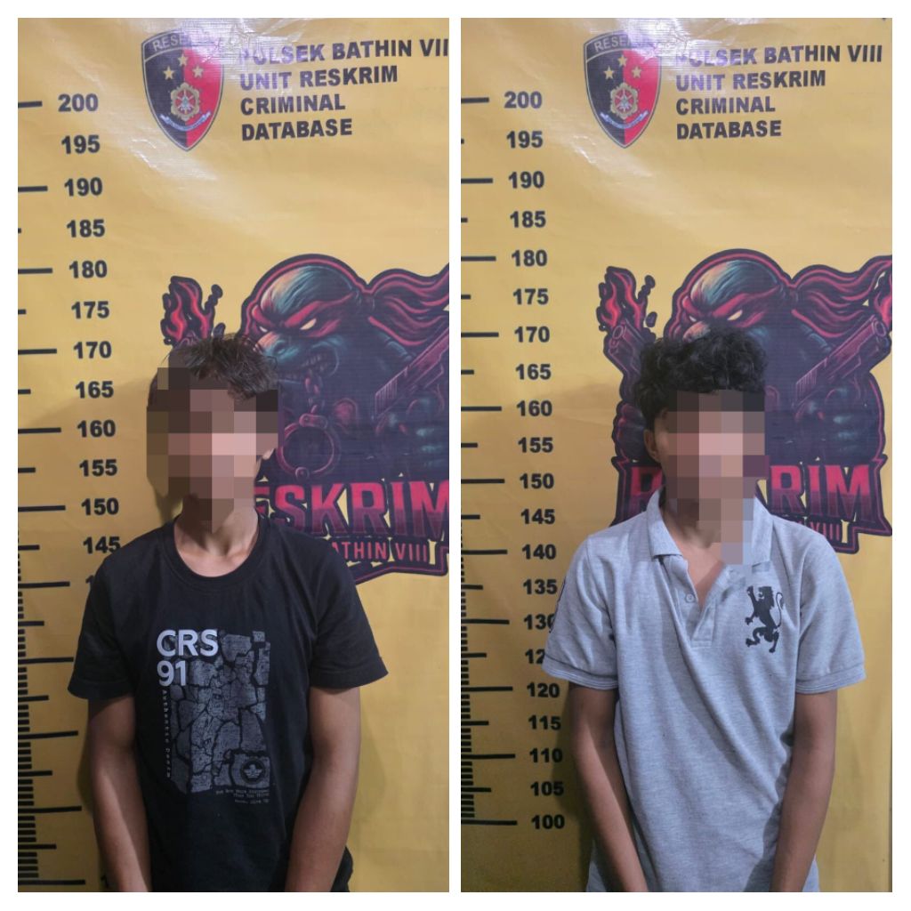 Unit Reskrim Polsek Bathin VIII Ungkap Kasus Pencurian, Dua Remaja Diamankan Kurang dari 2×24 Jam