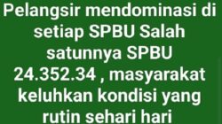 Woww !! Diduga mobil Pelangsir Fuso dan Truk Terpantau Kamera Tim media Lagi Isi BBM subsidi Di SPBU 24.352.43 Way Lunik Bikin Resah Sopir Mobil Yang Bukan Pengecor
