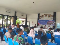 Babinsa Pegambiran Hadiri Konsultasi Publik Pembangunan Pusat Perkulakan Indogrosir