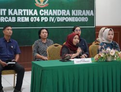 Persit Kartika Chandra Kirana Cabang L Kodim 0735/Surakarta Ikuti Zoom Meeting Sosialisasi Program PERSIT BISA 2