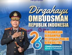 Polda Banten Ucapkan Selamat Hari Jadi ke-26 Ombudsman Republik Indonesia