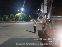 Antisipasi Perang Sarung ,Anggota Polsek Rangkasbitung Patroli Mobile 