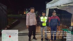Anggota Polsek Maja Polres Lebak Laksanakan Patroli Malam Hari Antisipasi Gangguan Kamtibmas