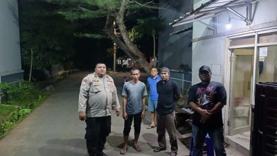 Anggota Piket Polsek Rangkasbitung Polres Lebak Giat Patroli Dialogis Ke Perumahan Cempa Residence Cegah C3