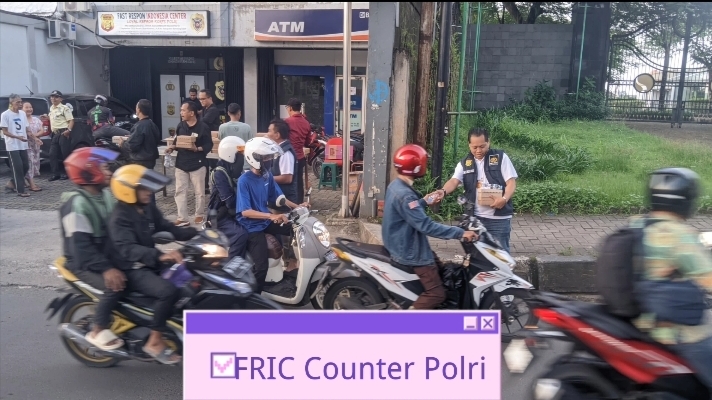 Aksi Sosial FRIC Berbagi Takjil dan Santunan Yatim Tuai Apresiasi DPW Banten