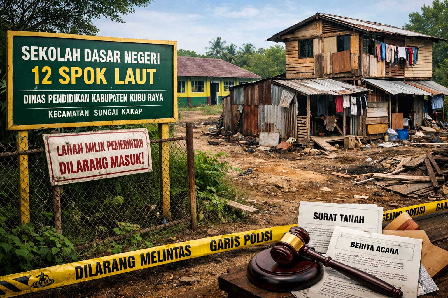 Lahan Sekolah Diduga Dikuasai Ilegal, Legatisi Soroti Kinerja Dinas Pendidikan Kubu Raya!