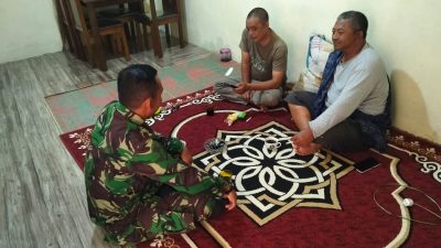 Babinsa Koramil 01/Lut Tawar Laksanakan Komsos Bersama Warga Binaan