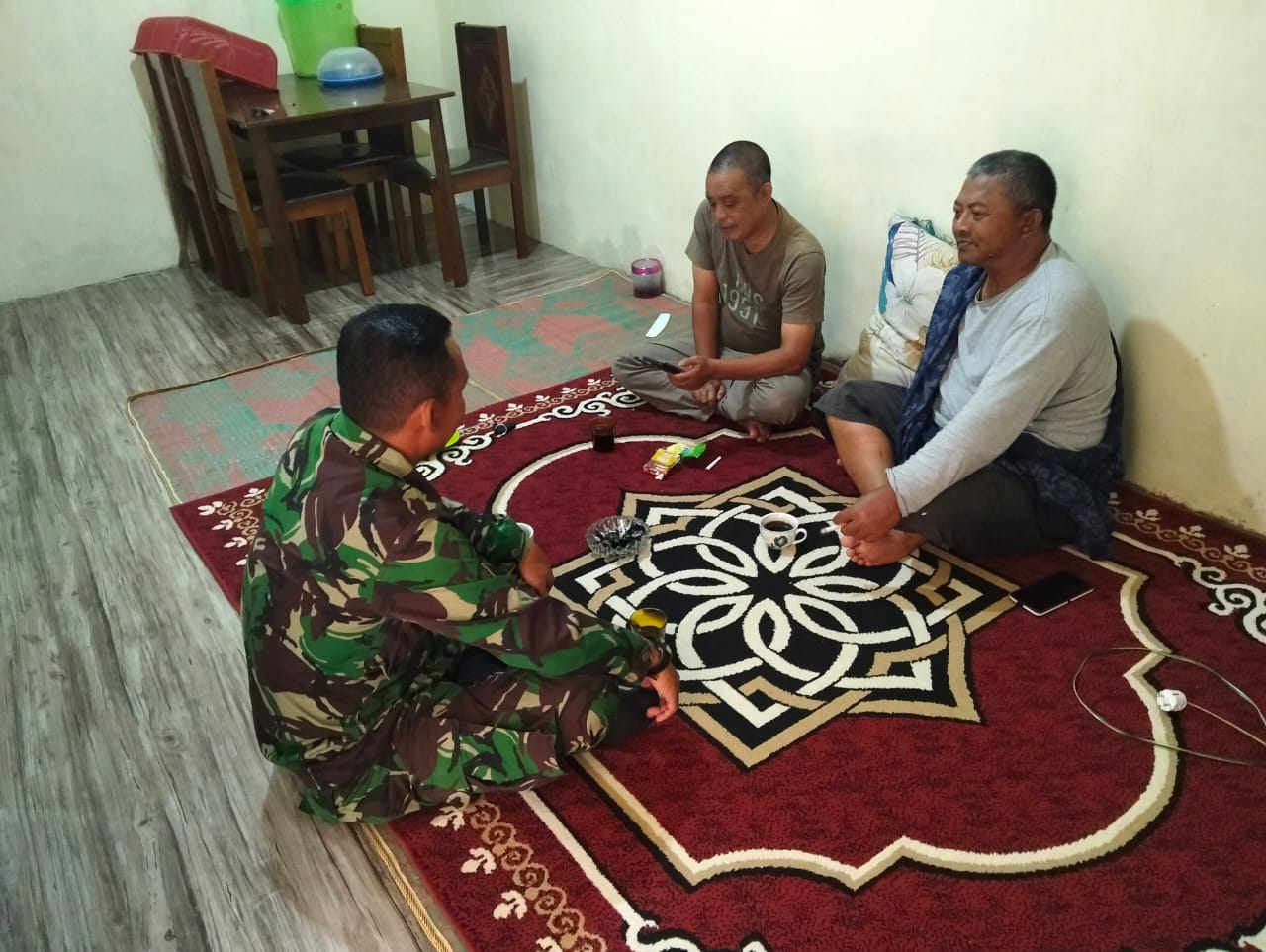 Babinsa Koramil 01/Lut Tawar Laksanakan Komsos Bersama Warga Binaan