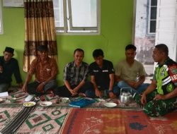 Babinsa Koramil 09/Ketol Laksanakan Komsos Bersama Tokoh Masyarakat di Blang Mancung