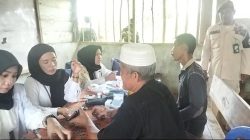 Satgas TMMD ke 128 Kodim 0420/Sarko Gelar Pengobatan Gratis