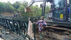 Pembangunan jembatan penghubung antar desa di Aceh Tengah terus berjalan, libatkan TNI dan masyarakat setempat