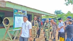 Dansatgas TMMD ke-128 Bersama Bupati Sarolangun Tinjau Masjid Nurul Huda di Desa Seko Besar Yang Bakal Direnovasi