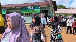 Antusias Warga Sambut TMMD ke 128 di Desa Seko Besar