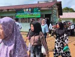 Antusias Warga Sambut TMMD ke 128 di Desa Seko Besar